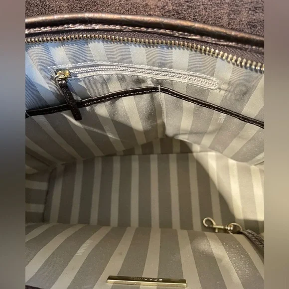 Set of Brahmin Handbag Medium Asher-Honey Carlisle With matching wallet - Picture 8 of 13